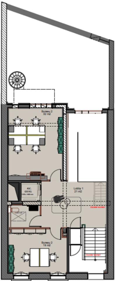 Bureau Paris 458m² Location bureau Paris OLBUR2313672 13